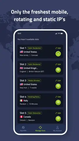 StarVPN - Free Private & Secure VPN скриншот 8