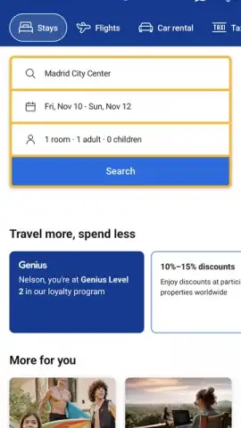 Booking.com скриншот 1