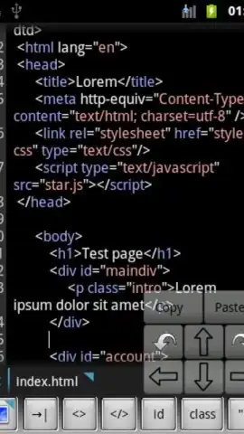 WebMaster's HTML Editor Lite скриншот 1