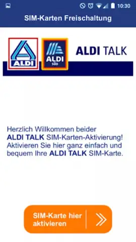 ALDI TALK Registration скриншот 5