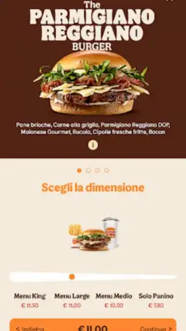 Burger King Italia скриншот 1
