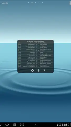 Basketball Livescore Widget скриншот 6