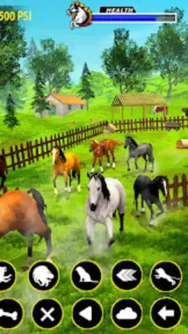 Wild Horse Family Simulator скриншот 3
