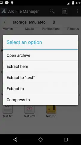 Arc File Manager скриншот 3