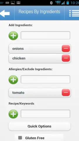 Recipes by Ingredients скриншот 1