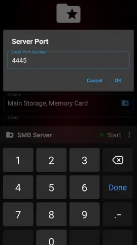 SMB Server (Samba) скриншот 4