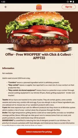 Burger King App: Food & Drink скриншот 14