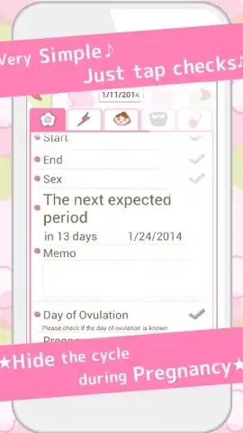 LadysCalendar Free (Period) скриншот 5