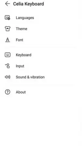Celia Keyboard скриншот 2