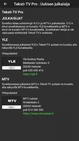 TekstiTV скриншот 2