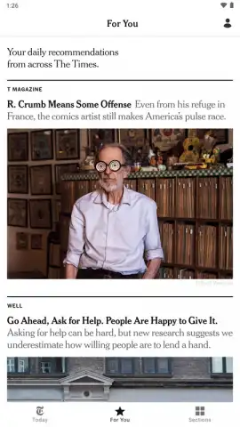 The New York Times скриншот 1