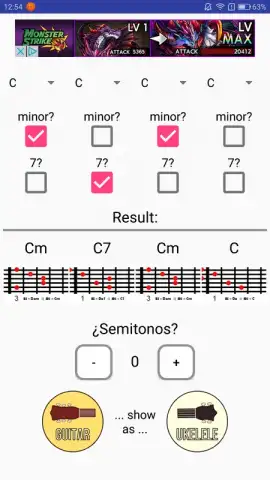 Chords Transposer Free скриншот 2