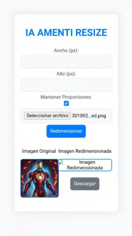 IA AMENTI RESIZE скриншот 1