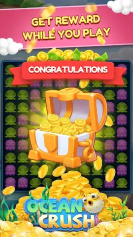 Ocean Crush-Matching Games скриншот 4