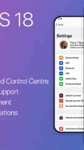Launcher iOS 18 скриншот 3