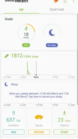 Samsung Health скриншот 13