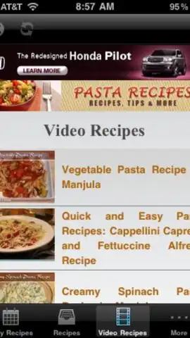 Pasta Recipes скриншот 1