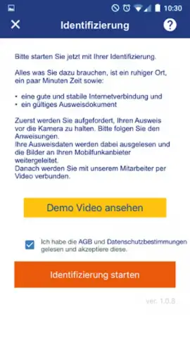 ALDI TALK Registration скриншот 4