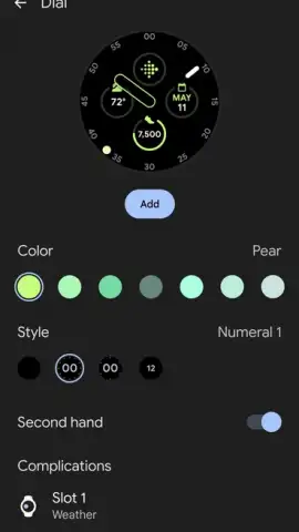 Google Pixel Watch скриншот 3
