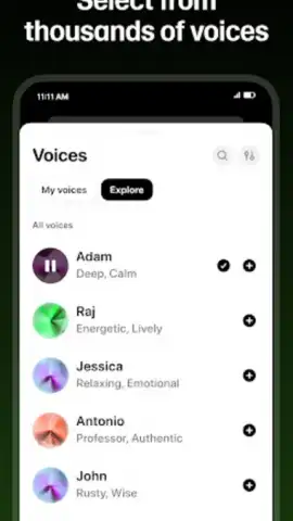 ElevenLabs скриншот 4