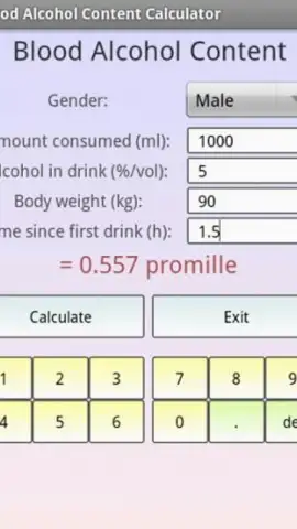 Health Calculator скриншот 2
