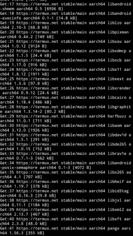 Termux скриншот 1