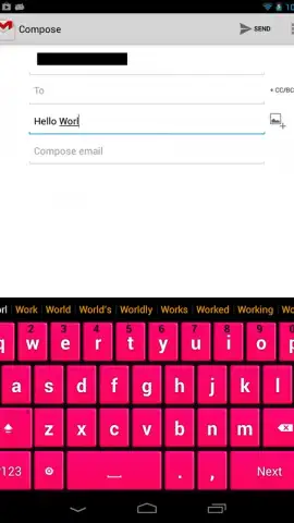 Pink Keyboard скриншот 14