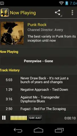 Rock Radio скриншот 2