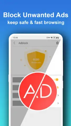 Pure Web Browser-Ad Blocker скриншот 4