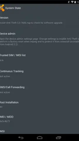 Avast Anti-Theft скриншот 2