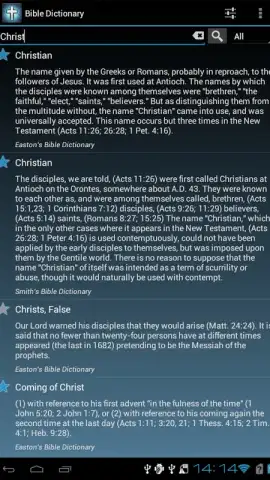 The Bible Dictionary скриншот 9