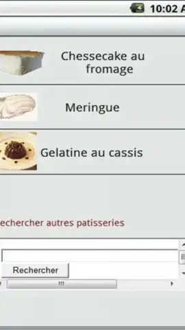 Recettes patisseries скриншот 2
