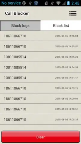 Call Blocker скриншот 5