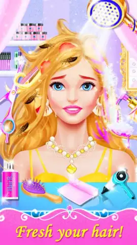 Hair Nail Salon: Makeup Games скриншот 6