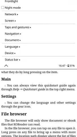 KOReader скриншот 3