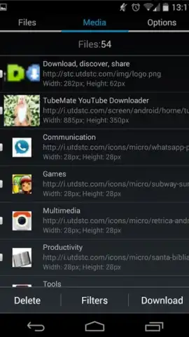 GetThemAll Any File Downloader скриншот 2