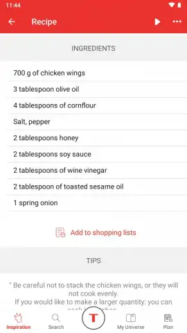 My Tefal, cooking together скриншот 5