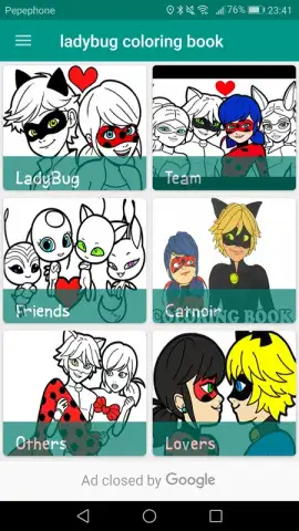 Coloring Ladybug & Blackcat скриншот 6