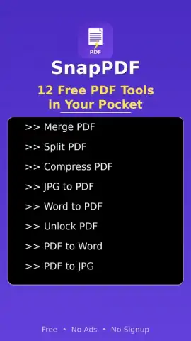 SnapPDF — PDF Tools скриншот 3