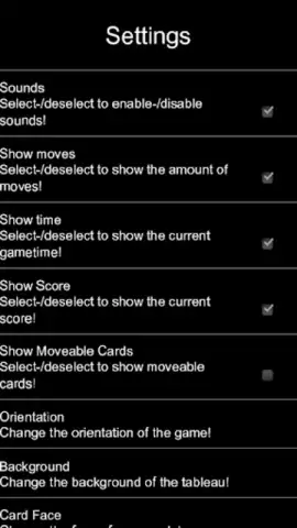 FreeCell Cards скриншот 2