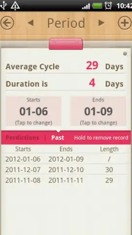 Period Calendar скриншот 5