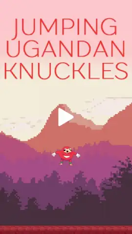 Jumping Ugandan Knuckles скриншот 1