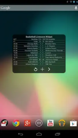 Basketball Livescore Widget скриншот 19