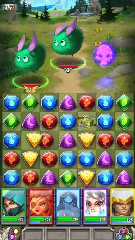 Dragon Strike: Puzzle RPG скриншот 8