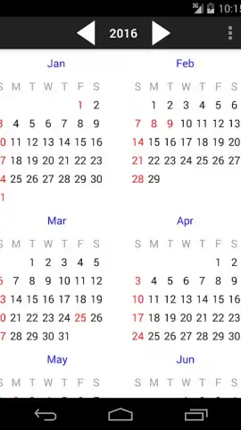 SG Calendar скриншот 4