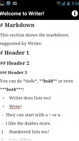 Writer скриншот 2