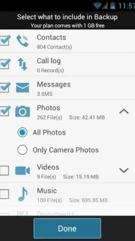 G Cloud Backup скриншот 9