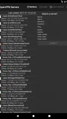 VPN Servers скриншот 5