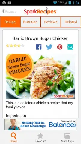 Healthy Recipes - SparkRecipes скриншот 2