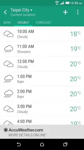 HTC Weather скриншот 2